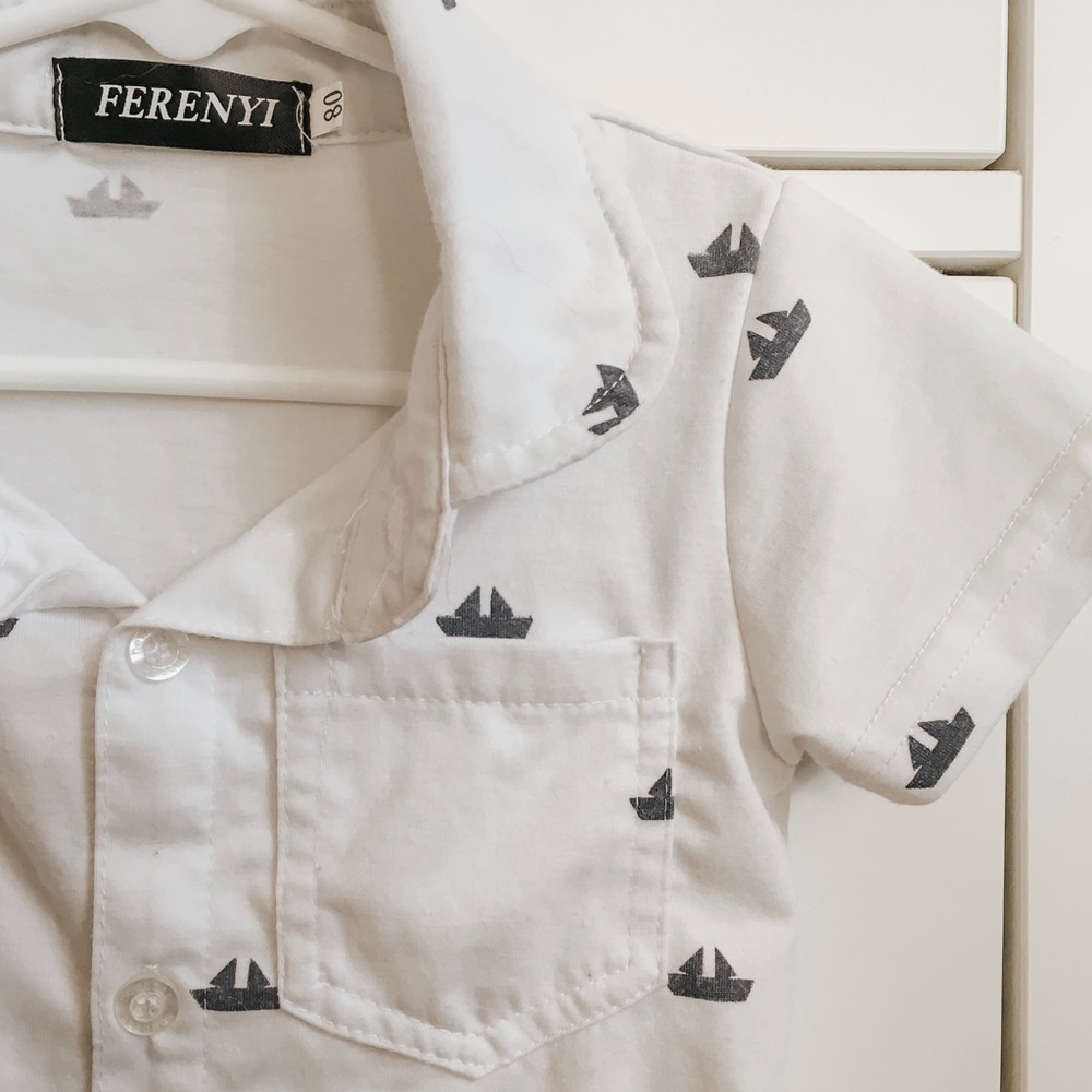 Minimalistic Button Front Shirt